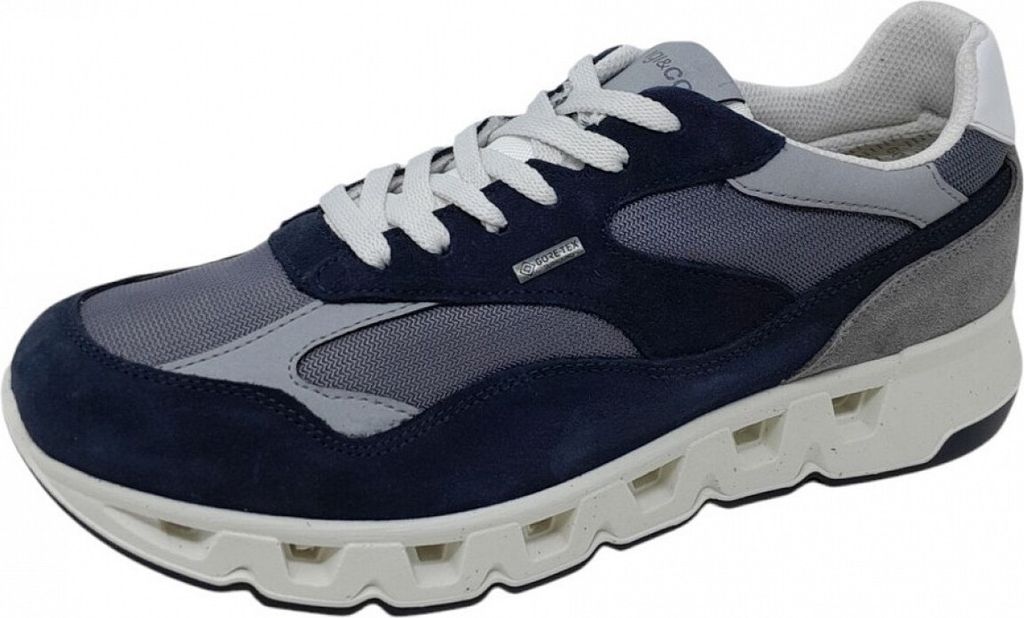 Igi & Co. U Silko GTX Herren sportlicher Schnürer in Blau, Größe 45