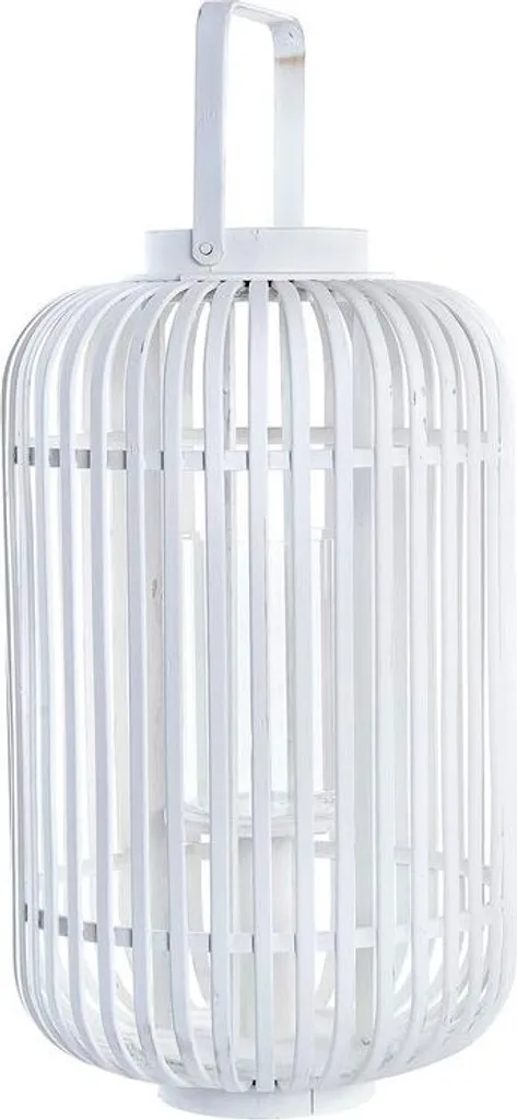 Lanterne Décorative Cristal et Bambou pour Ambiance Zen et Cocooning