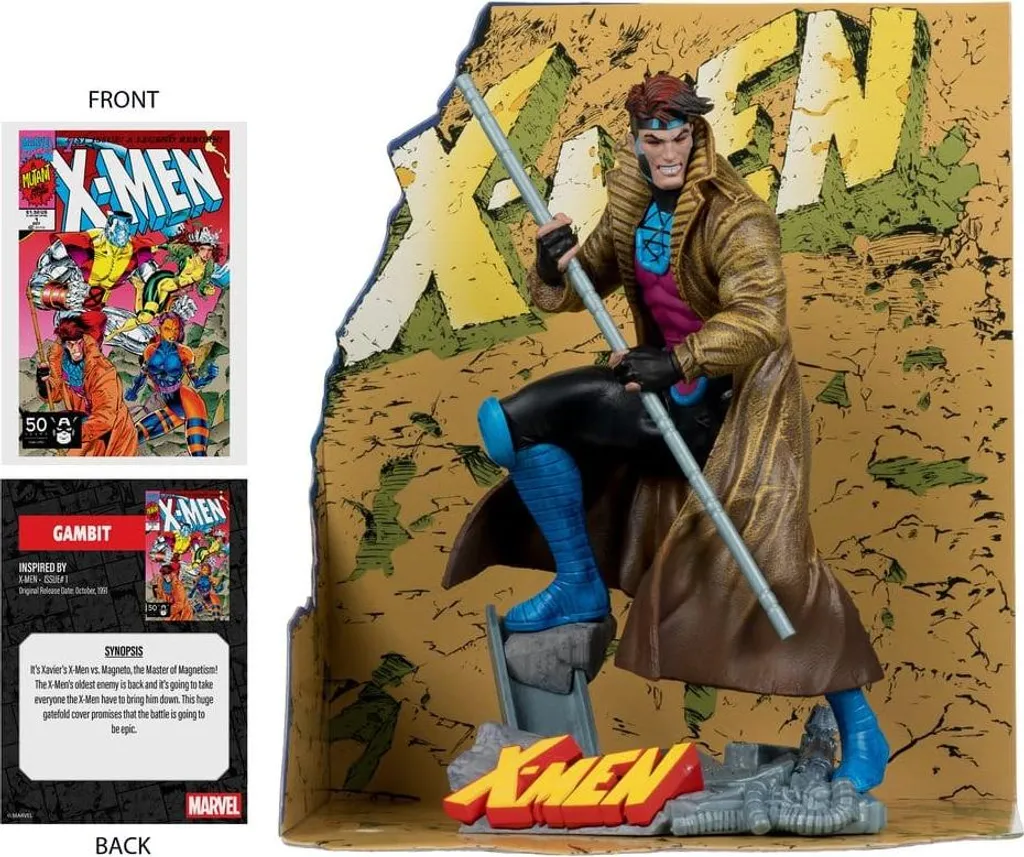 Statue Gambit Marvel 18 cm : La Qualité Collection à Petit Prix en PVC