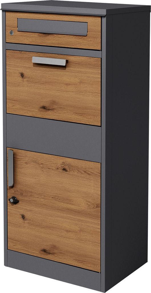 ML-Design Paketbriefkasten abschließbar, 50x112x37 cm, Produktbild 