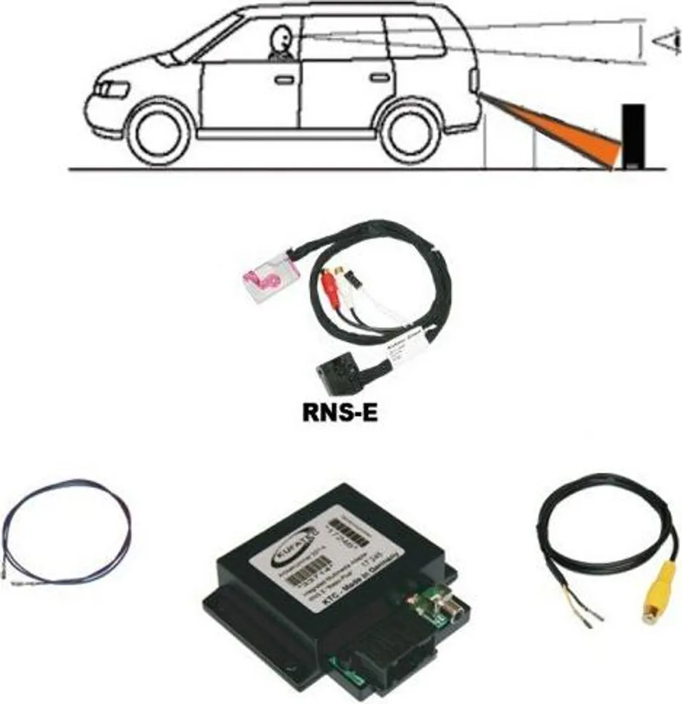 Kit Interface de Caméra de Recul pour Autoradio Audi RNS-E