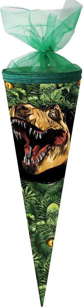 Nestler Schultüte Dino Dschungel Tüll rund 50cm Produktbild 