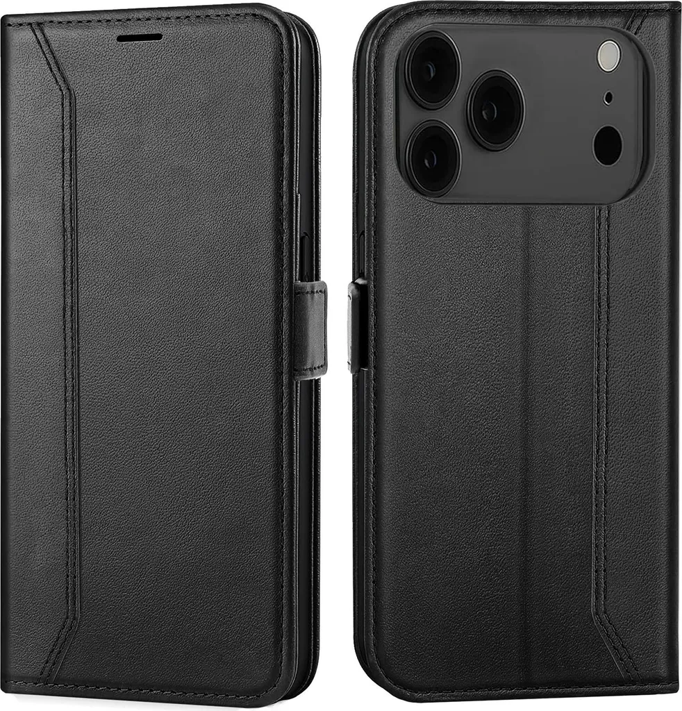 Custodia iPhone 17 Pro Max Nera | La Flip Case per la tua Routine