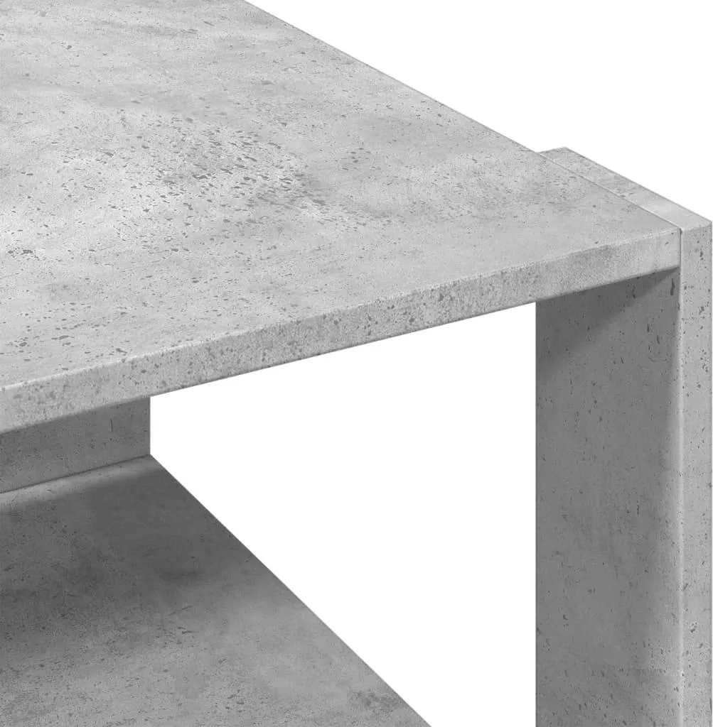 Petite Table Basse Robuste Grise - Solution Salon Moderne et Facile d'Entretien - 5