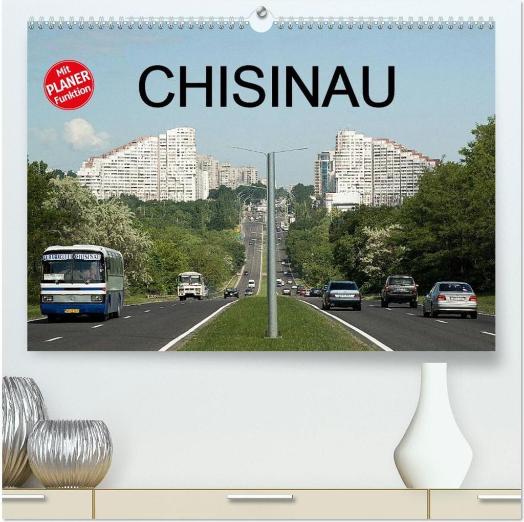 Chisinau (hochwertiger Premium Wandkalender 2026 DIN A2 quer), Kunstdruck in Hochglanz