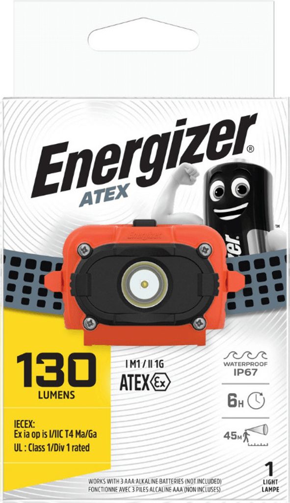 Energizer ATEX Stirnlampe 3AAA LED 130lm