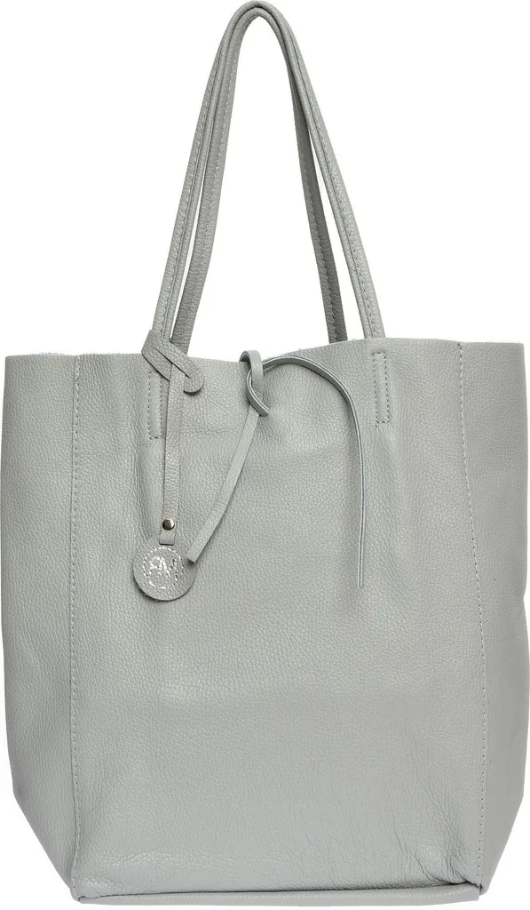 Sac à main élégant pour le travail cuir gris Roberta M RM 1847