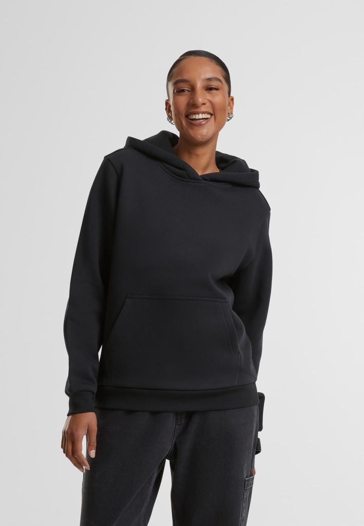 Urban Classics Damen-Kapuzenpulli mit Kapuze Semikog schwarz XS