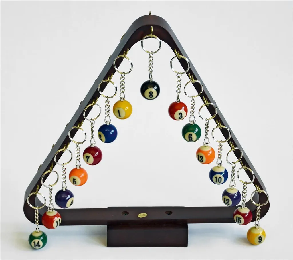 Support de Rangement Mural pour Porte-Clés Billard - Pack 30 Crochets
