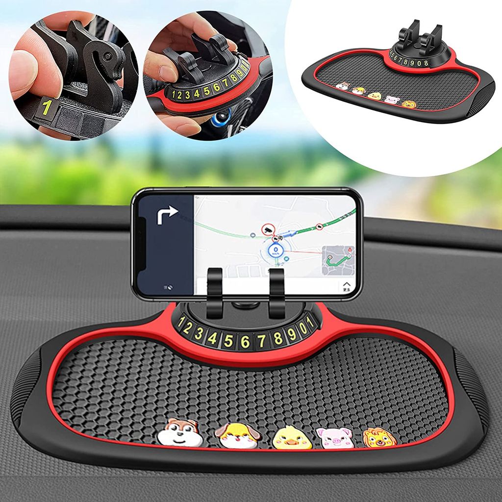 5Pcs Auto Silikon Antirutschmatte Anti-slip Mat Handy GPS Pads Matte Halterung 