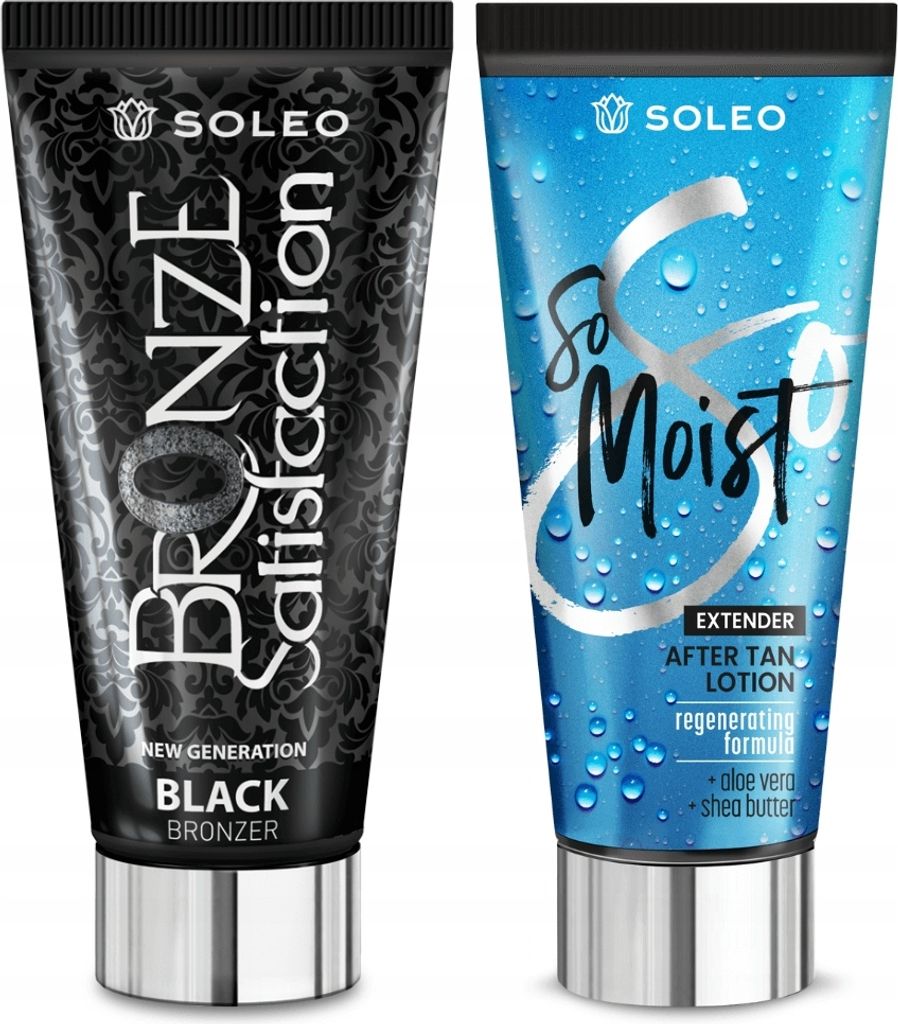 SOLEO BLACK BRONZER 150 ml STARKER BRONZER MIT + AFTER-SUN-BALSAM 150 ml