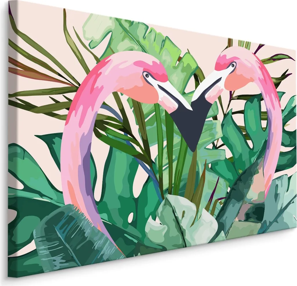 Quadro Natura 120x80 Fenicottero - Stampa Tela Ecologica XXL