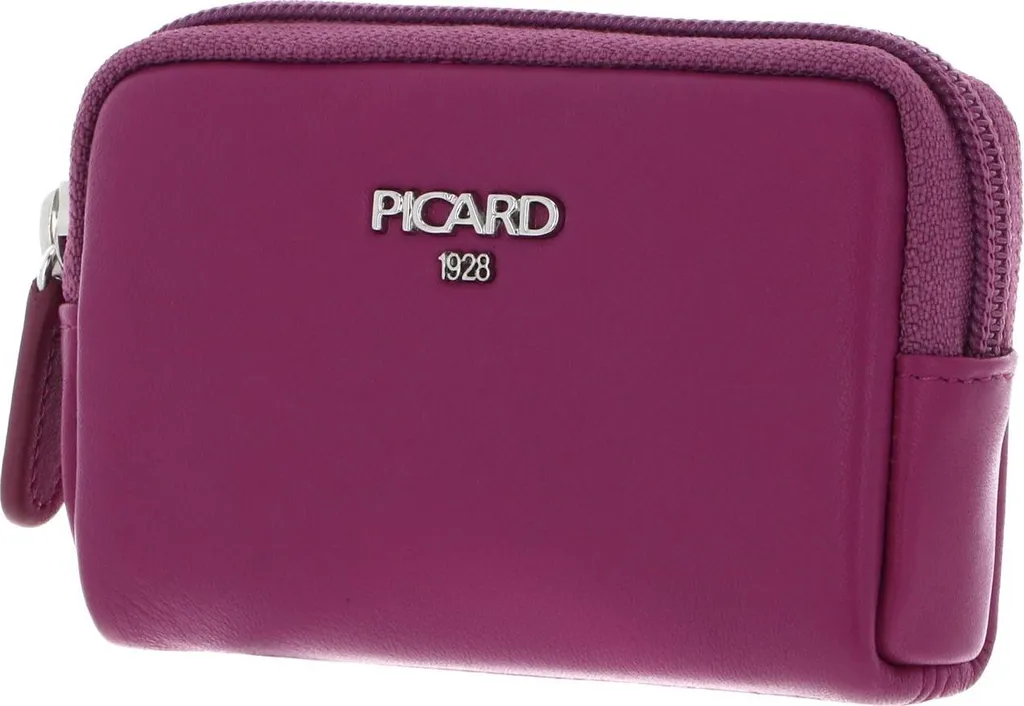 Mini Astuccio Chiavi PICARD Bingo Fuchsia | Pelle Premium e Design Slim