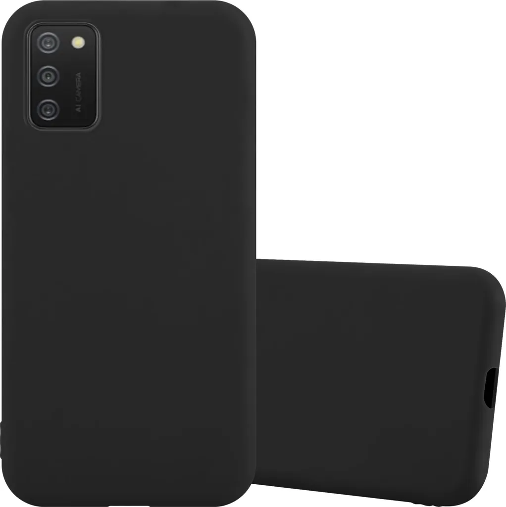 Cover Samsung A02s Cadorabo: Custodia Silicone TPU Nero Slim