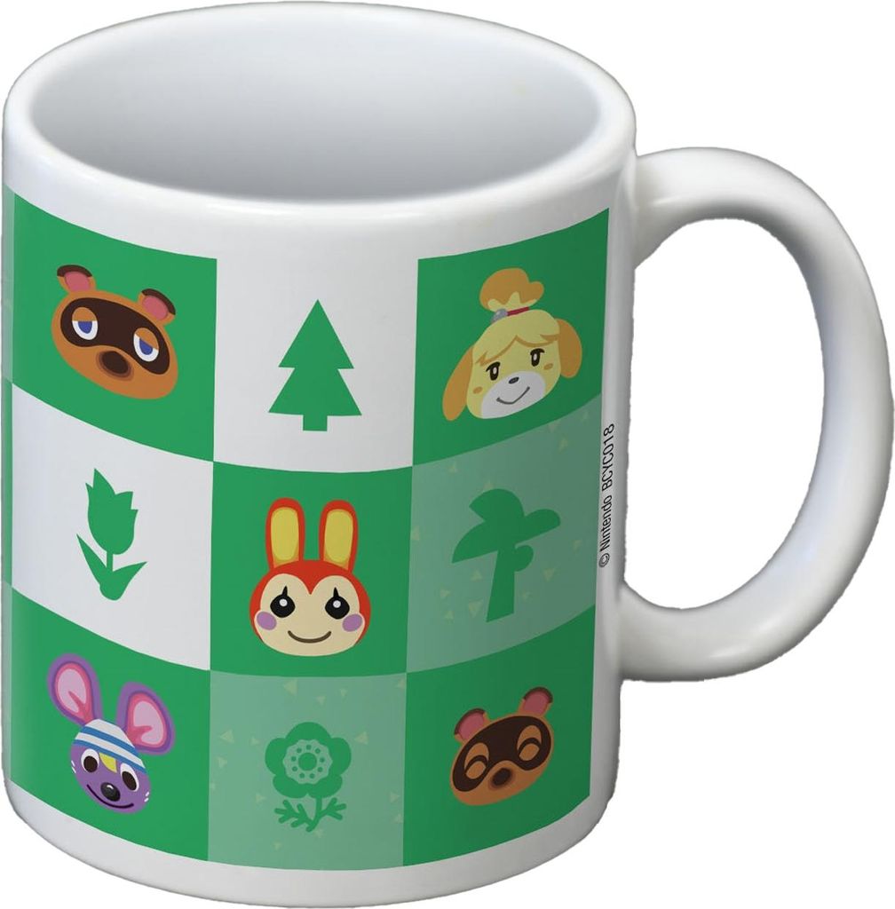 Animal Crossing - Kaffeebecher, Boxicons PM12571 (Einheitsgröße) (Grün)