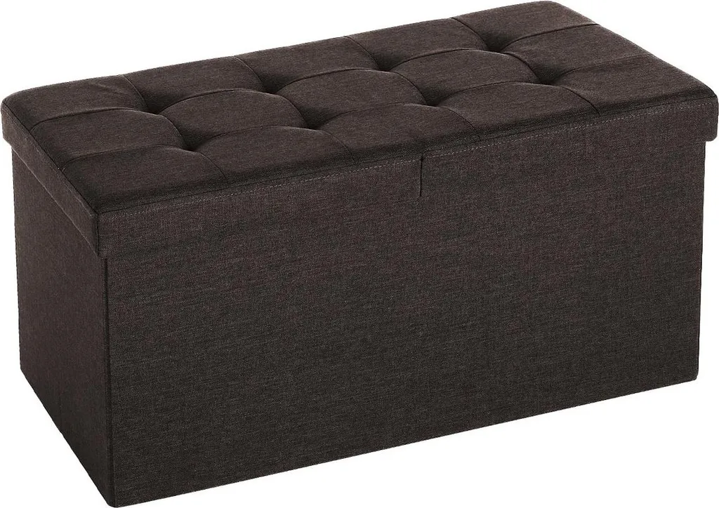 Fini le désordre avec cette caisse de rangement 80L brun chocolat