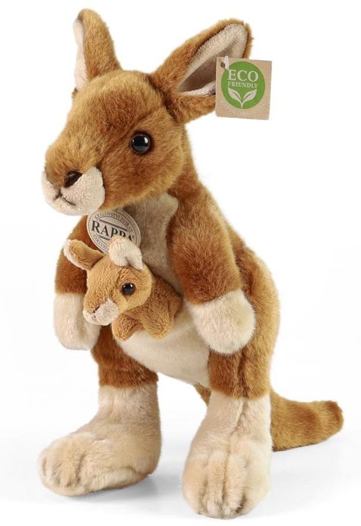 Rappa Plüsch Känguru Kuscheltier 27cm umweltfreundliches Produktbild 
