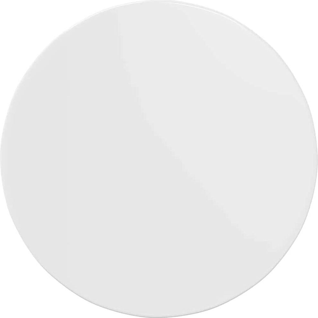 vidaXL Tischplatte Hochglanz-Weiß Ø 60 x 1,5 cm Produktbild 