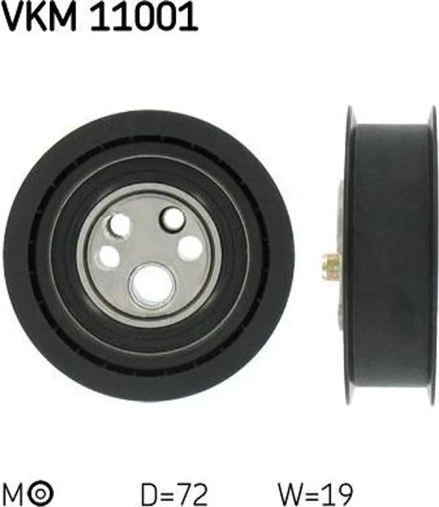 Rouleau tendeur SKF VKM 11001 robuste en acier OE 048109243A haute tenue