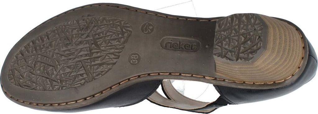 Rieker Pumps - Glanzschwarz Glattleder Größe: 38 Normal Produktbild 57