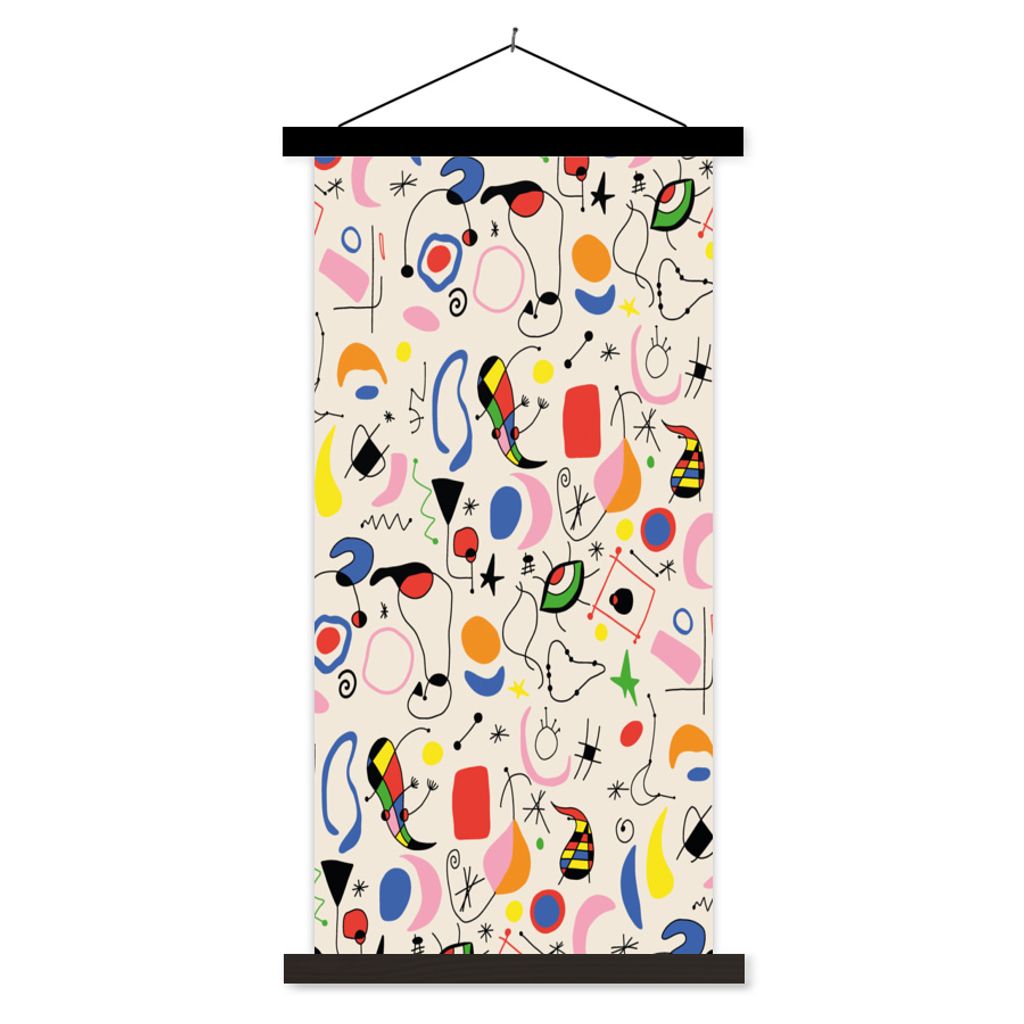 MuchoWow® Textilposter Muster - Abstrakt - Kunst 90x180 cm Produktbild 