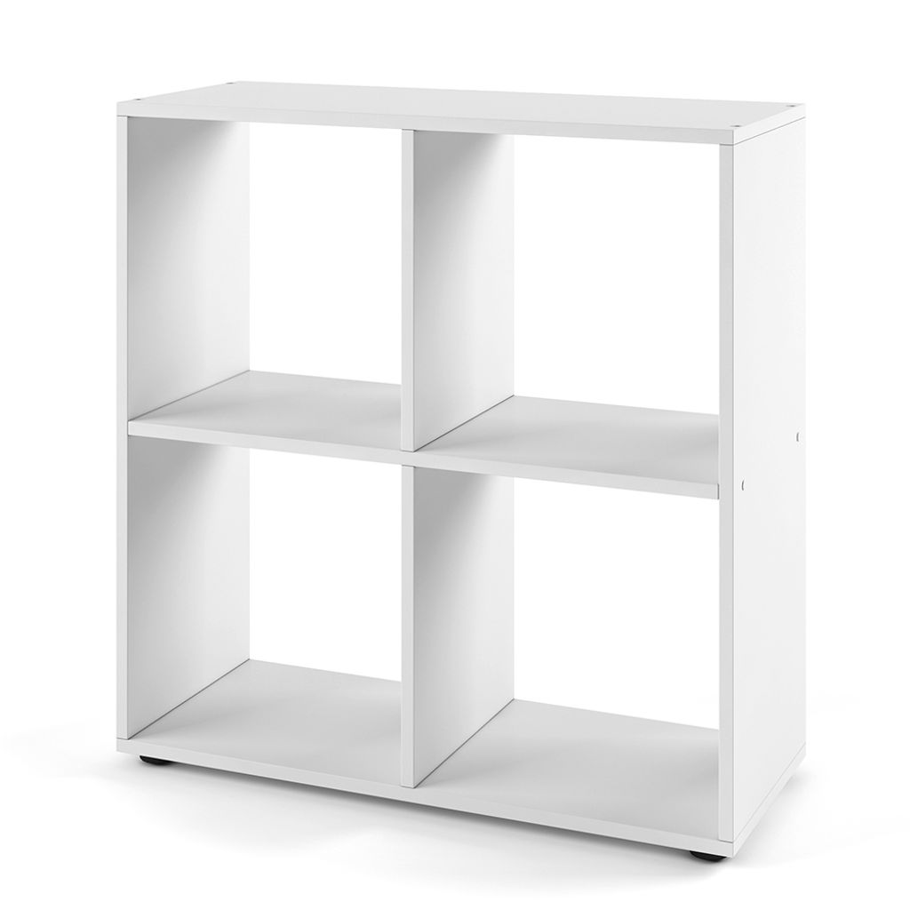 Vicco Raumteiler Tetra, 72 x 73 cm, Weiß | Raumteiler-Regale