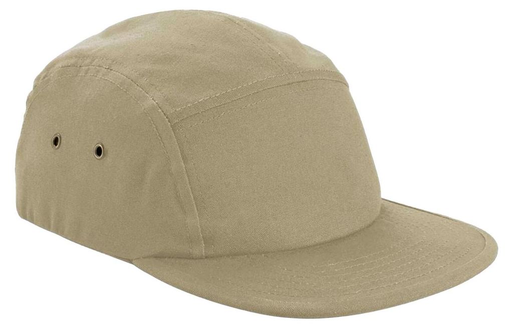 Beechfield - Baseball-Mütze 5 Segmente für Herren/Damen Uni LT647 (Einheitsgröße) (Sand)
