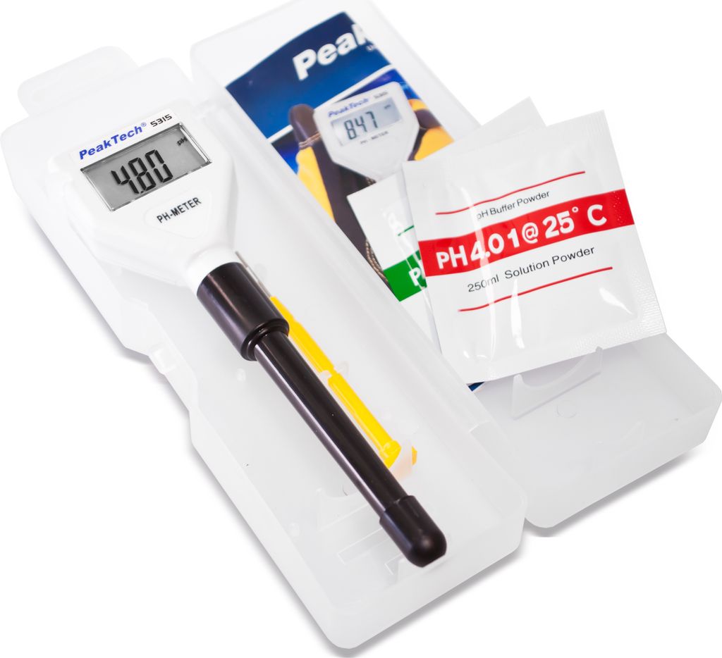 PeakTech P 5315 - PH-Messgerät mit Sonde 0.00 É 14.00 PH 0 É 50¡C