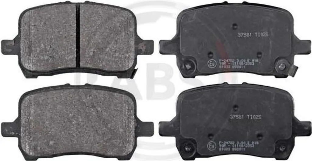 Plaquettes de frein haute performance A.B.S. 37581 OE 15243704 HHR GT
