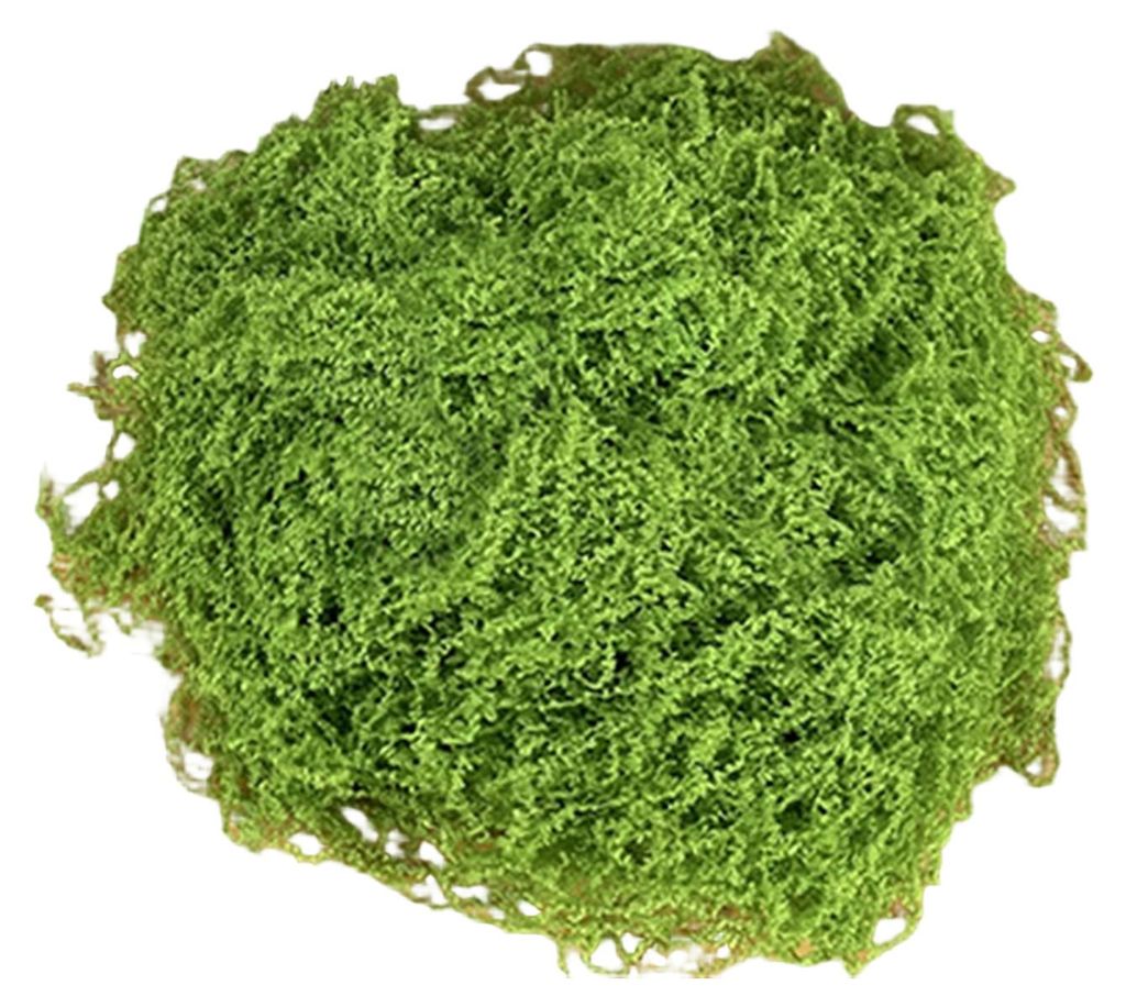 30/100 g künstliches grünes Moos für DIY-Bastelarbeiten, Zimmerpflanzen, Feengärten, Tischdekorationen, Aquarien, Mikrolandschaften, dekorative...