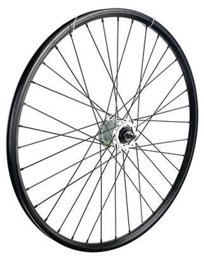 Roue avant 28 pouces 622 Black avec Dynamo moyeu et Rollerbrake intégré