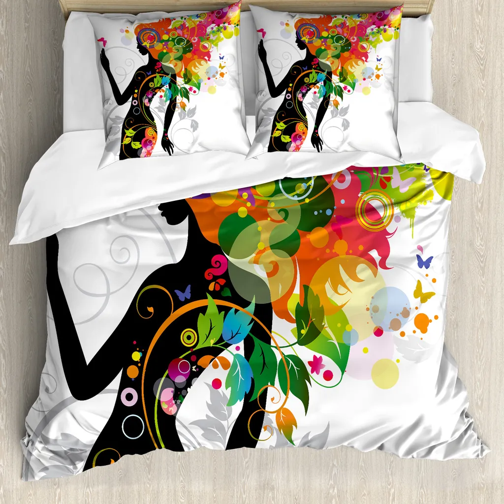 Set Letto ABAKUHAUS Farfalle 155x220: Design Moderno Antiacaro