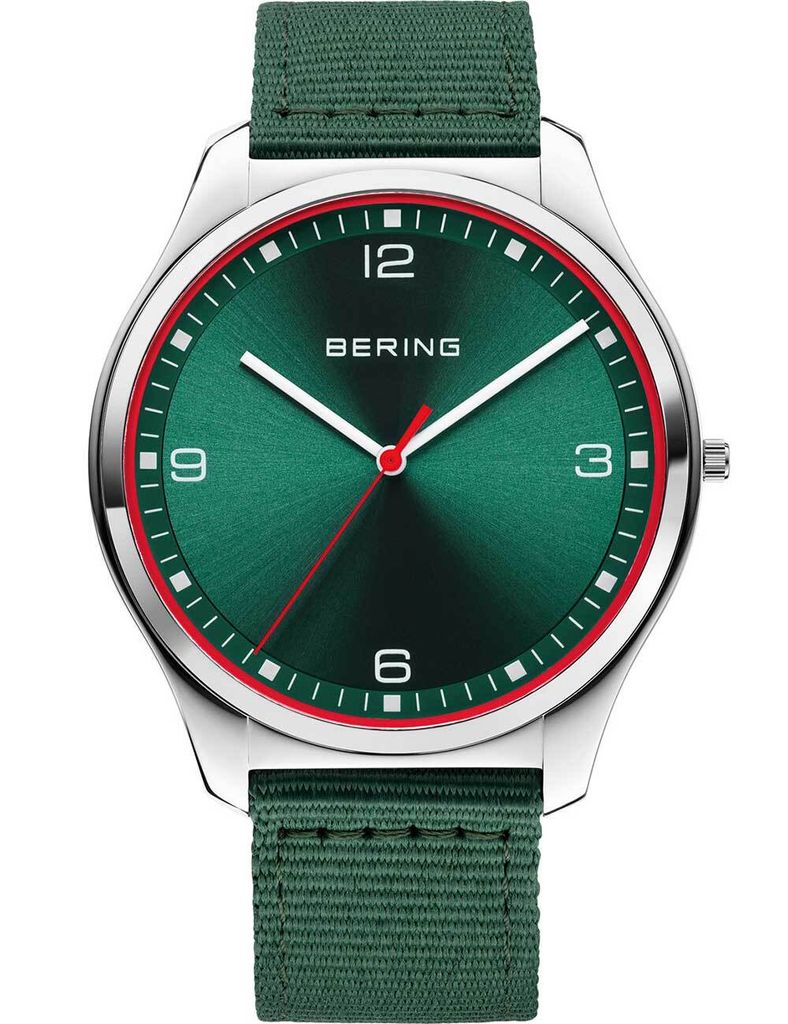Bering Herren Uhr Armbanduhr Ocean Ultra Slim - 18342-508 Textil