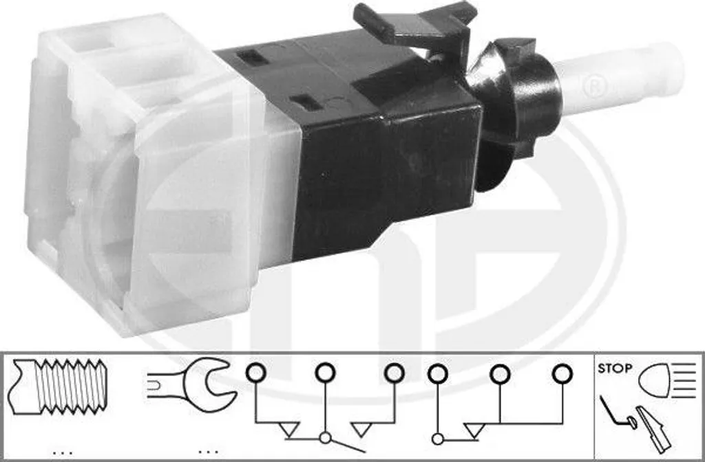 Ricambio ERA 330532 Interruttore Luci Stop Mercedes Benz 6 Pin OE