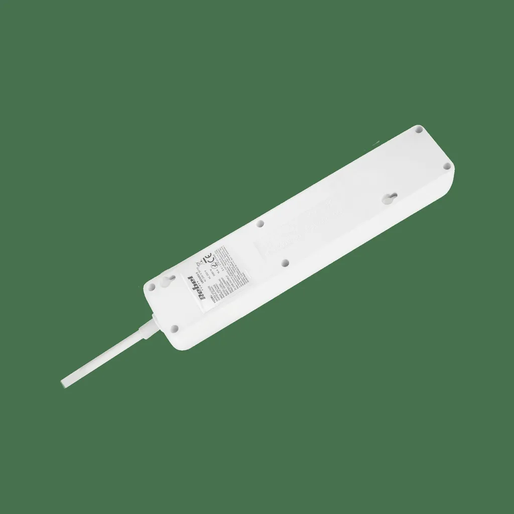 Cavo Prolunga Rebel 1.5m 3 Prese + USB 2.1A - Qualità Professionale - 3