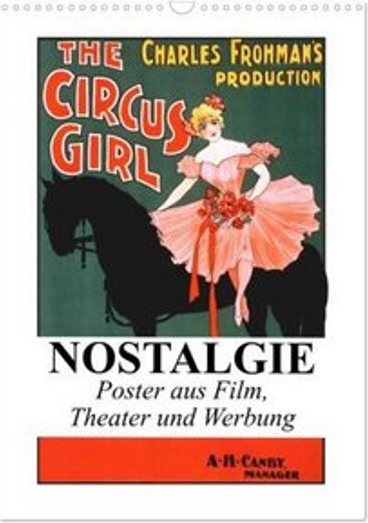 NOSTALGIE Poster aus Film, Theater und Werbung (Wandkalender 2026 DIN A3 hoch), CALVENDO Monatskalender