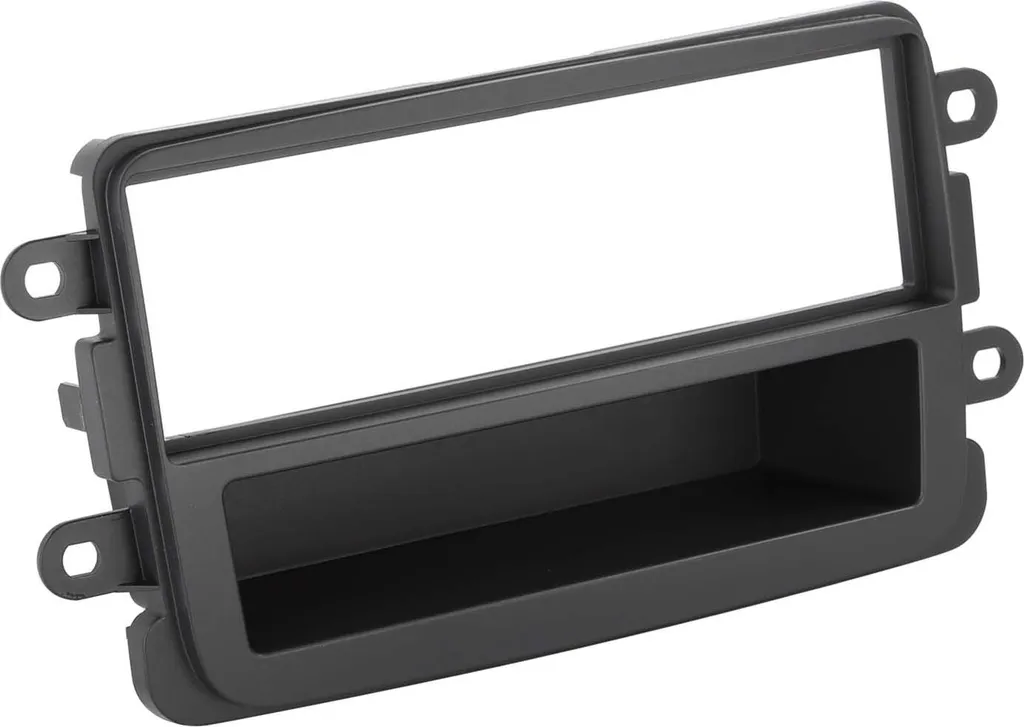 Cornice Autoradio 1-DIN + Vano per Dacia Fiat Nissan Opel Renault