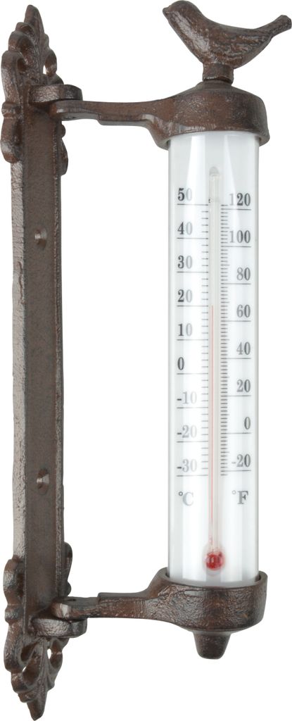 Esschert Design Wandthermometer Vogel in Giftbox; BR20; Produktbild 