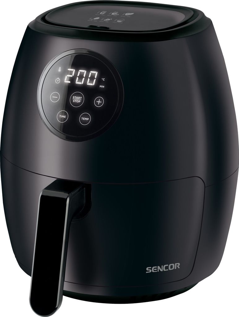 Friteuse à air Sencor SFR 5030BK Noir 1300 W 3,5 L Image du produit 