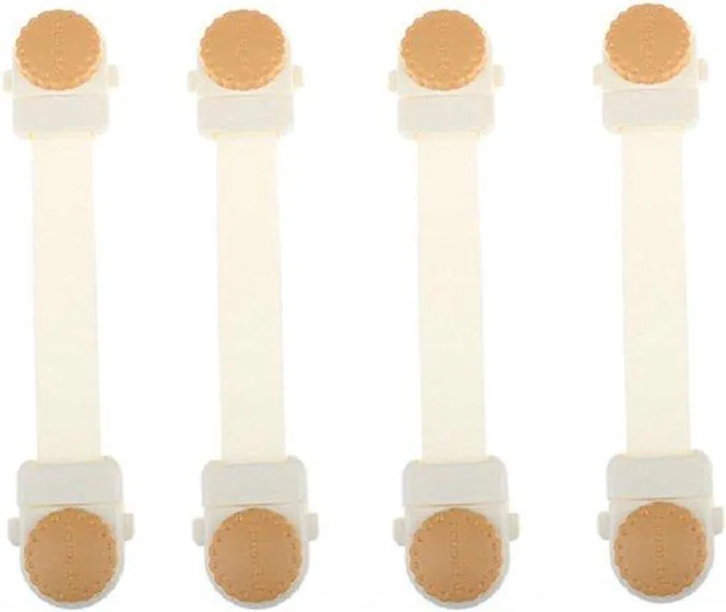 Sangle de sécurité bébé adhésive pour tiroir et abattant toilettes