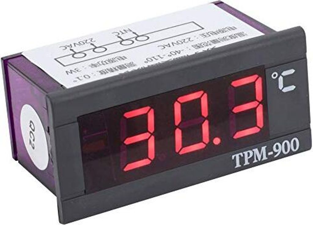 Mini LCD Digitale Temperaturanzeige Thermometer -40 ° C +110 ° C Kühlschrank Gefrierschrankaquarium