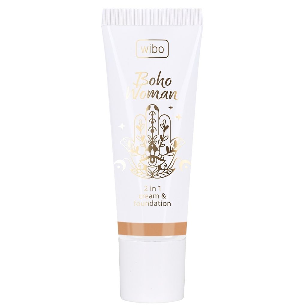 WIBO Makeup Foundation Boho Woman 2in1 Cream and Foundation No.3 Warm Beige