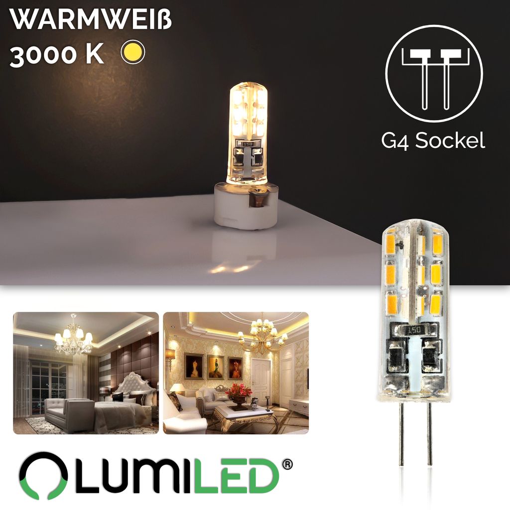 G4 12V 2W 827 LED-Stiftlampe