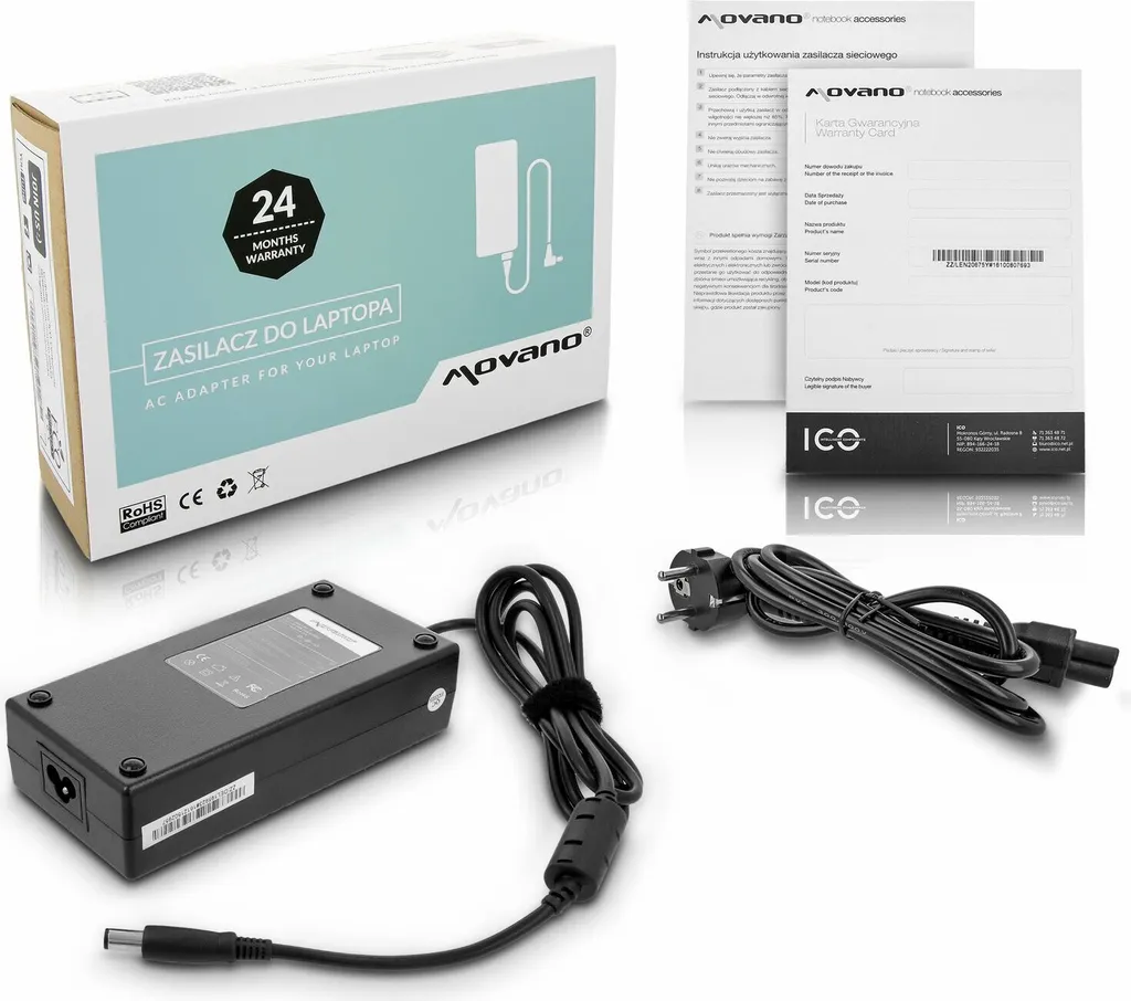 Chargeur Ordinateur Dell 19,5V 180W Idéal pour Gaming et Bureautique