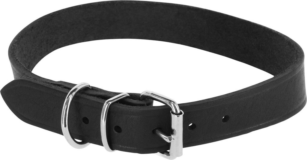 KERBL Halsband Tuscany Farbe Schwarz (Halsumfang 40 46 cm, verstellbar)
