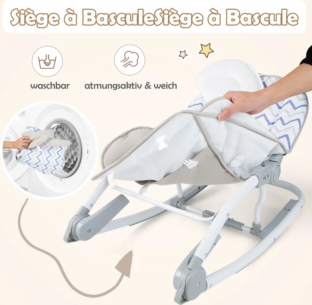 Balançoire Bébé Gain de Place Pliable : Solution pour Petits Espaces - 6