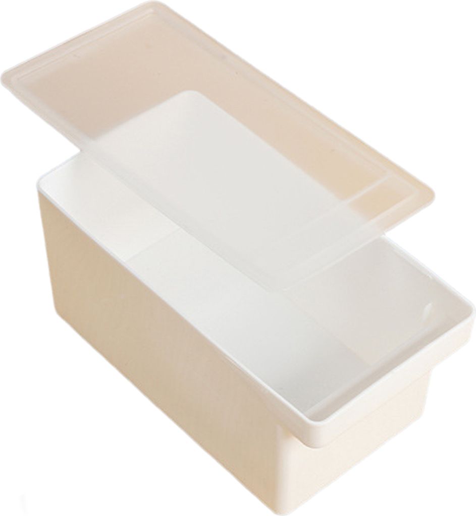 2-in-1-Butterschneider-Box mit Deckel, Spatel inklusive, sicherer, geruchsdichter Butterschneider-Behälter für Kühlschrank, Küche, Café, Resta...