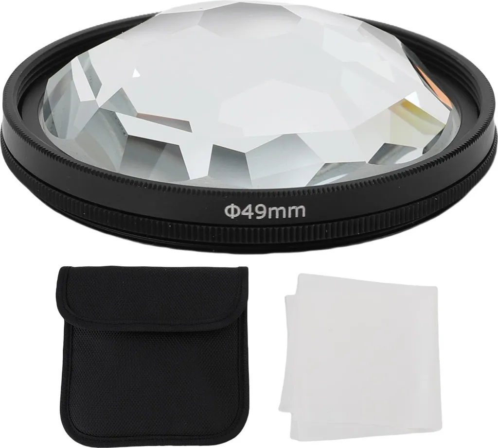 Filtro Obiettivo Caleidoscopio 49mm - Effetti Speciali Prisma Ottico