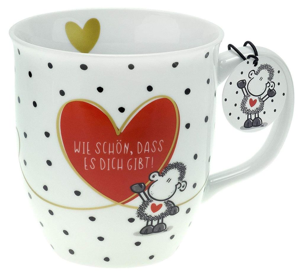 Sheepworld 46218 Tasse avec motif imprimé : "Qu'il est bon Image du produit 