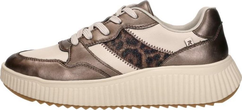 Rieker Sneakers Laag  Sneakers Laag - Brons - Maat 39 Produktbild 